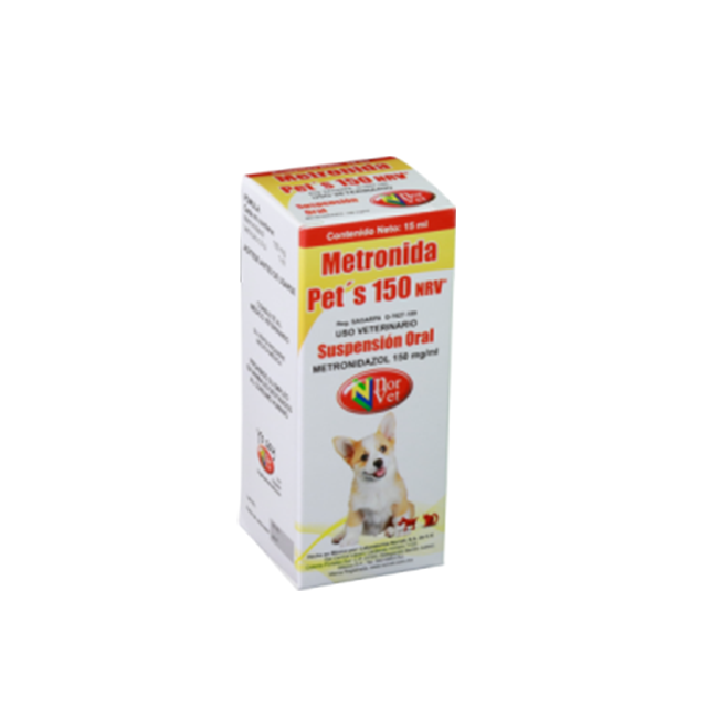 Metronida Pet´S 150 Mg/Ml 15 Ml - Norvet Metronida Pet´S 150 Mg/Ml 15 Ml - Norvet